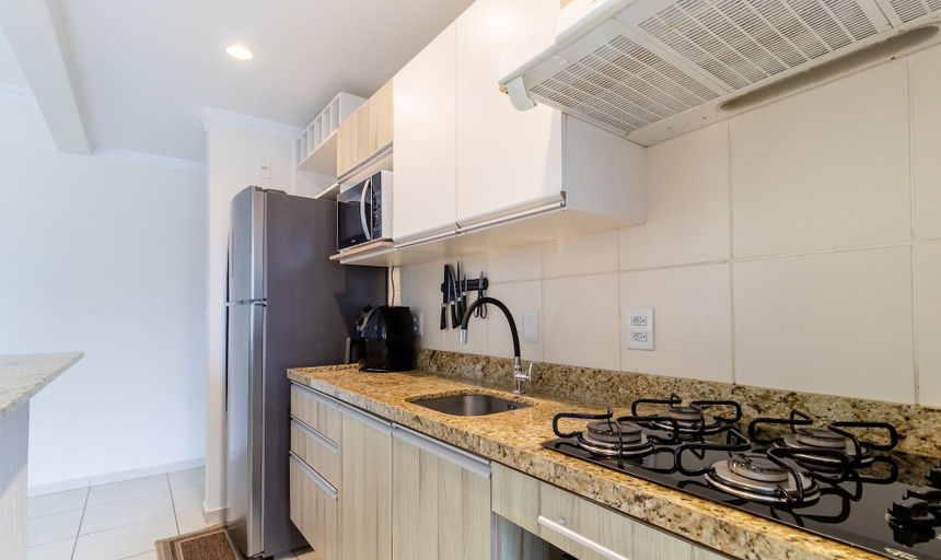 Private kitchen, Apt w/ BBQ Near the Beach in Ingleses Ict0104b, Florianopolis
