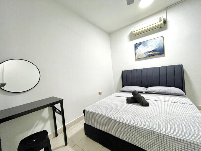 Bedroom 2, Cozy 4BR/7Pax Near MMU/TamarindSquare Cyberjaya, Sepang