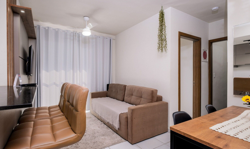 Living area 2, Apt in Cond. c/ Pool 5min From the Beach Mar202, Florianopolis
