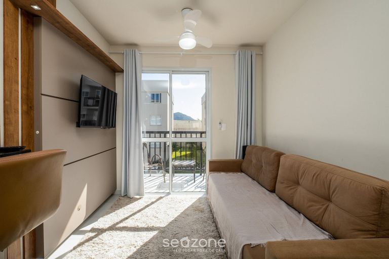 Living area 3, Apt in Cond. c/ Pool 5min From the Beach Mar202, Florianopolis