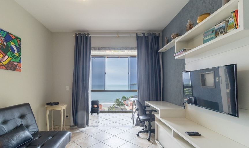 Living area 5, Charming Apt With Balcony and Sea View Edj0410, Florianopolis
