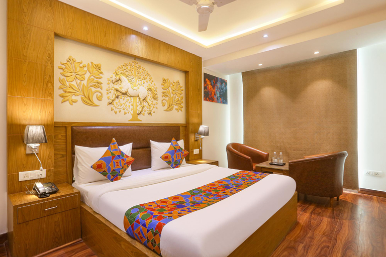 Bedroom 3, FabHotel Prime Star 17 - Nr. Yashobhoomi Convention Centre, Delhi