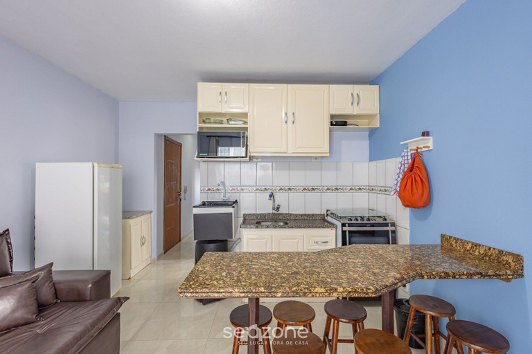 Private kitchen 3, Beachfront Apartment in BC Great Location Eit302, Balneário Arroio do Silva