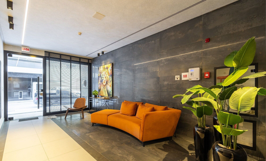 Lobby, Apart With Barbecue 450m From the Beach Noh1302, Itapema