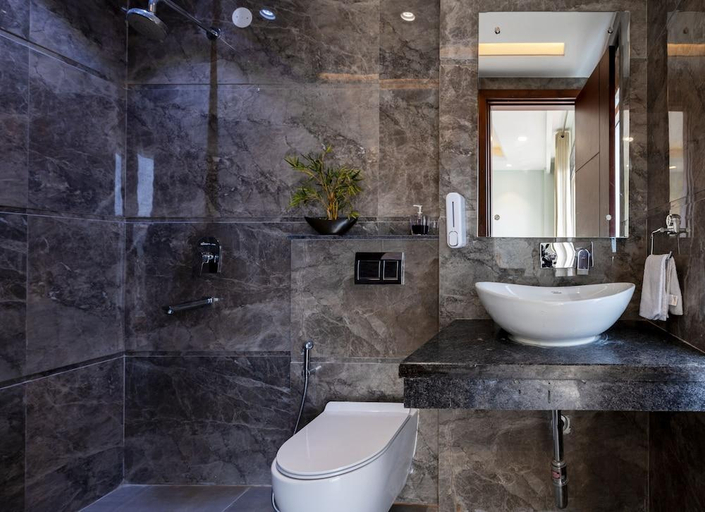 Bathroom 3, Perch Service Apartment - MG Road, Gurgaon