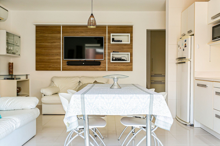 Living area 5, Apto no Open Shopping 600m da praia IBI307, Florianopolis