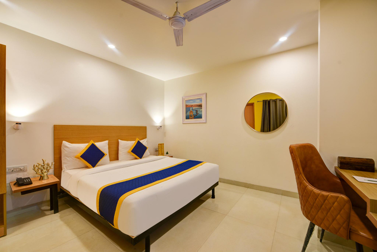 Bedroom 2, Aamantran Residency, Sohna Road, Sector 49, Gurugram , Gurgaon