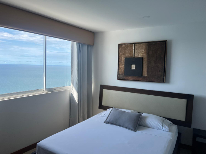 Bedroom 1, Luxurious 3-bedroom Penthouse With Ocean Views in Cartagena, Cartagena de Indias