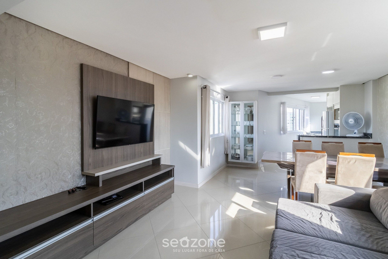 Living area, Apartment with bathtub near the beach YVD1301, Balneário Arroio do Silva