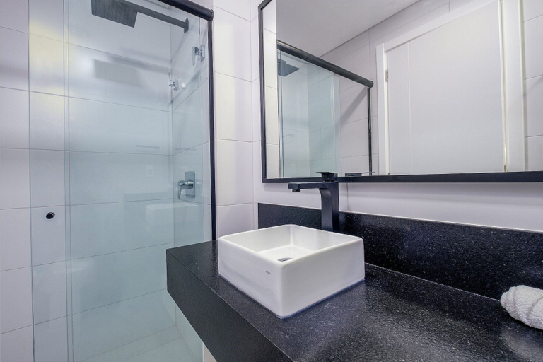 Bathroom 5, MOR - Apartments 230m From Jurere Beach Floripa/sc, Florianopolis