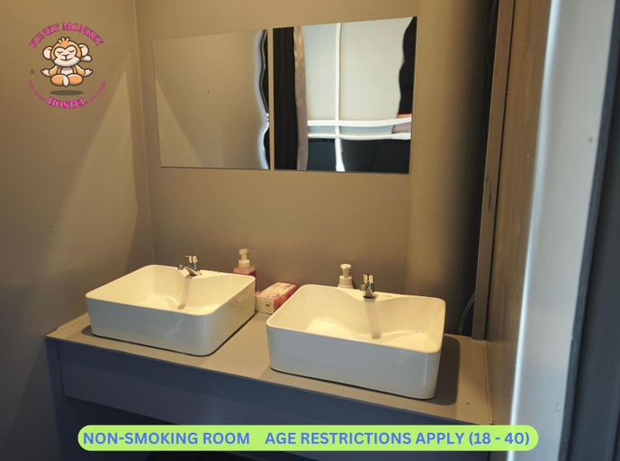 Bathroom 3, THE FUNKY MONKEY HOSTEL - 18 to 40 only, Ko Phangan