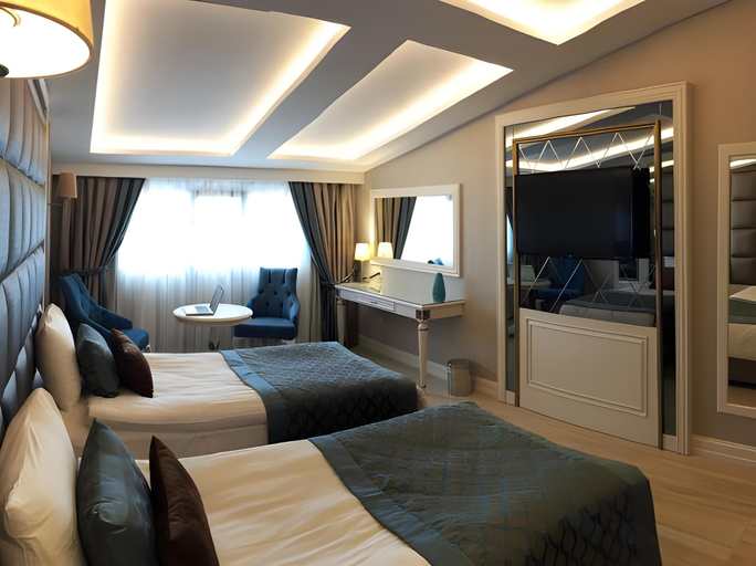 Bedroom 4, Büke Hotel Şişli, Şişli