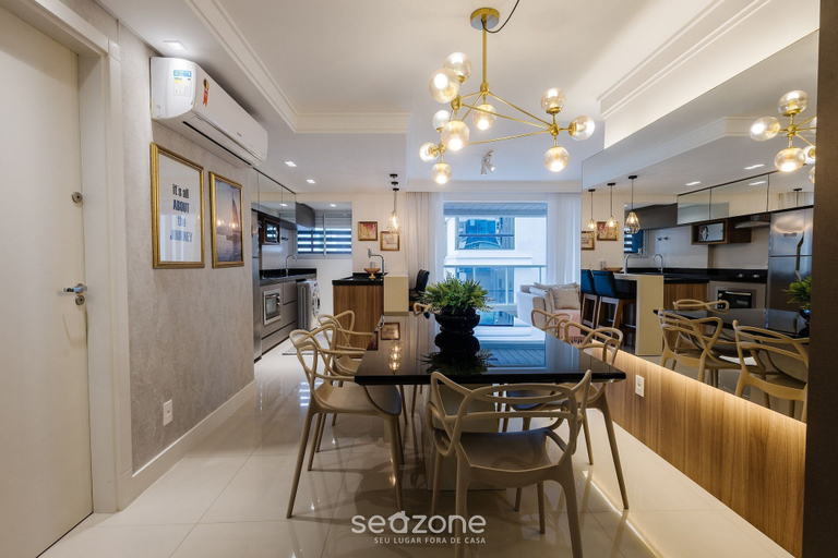 Dining, Sophisticated 3BR Apt 200m From Beach Seo0702, Itapema