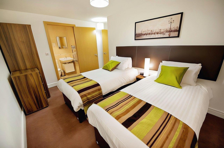 Bedroom 2, Staycity Aparthotels Liverpool City Centre, Sefton