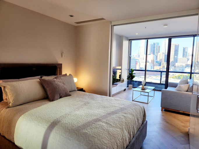 Bedroom 3, Southbank Apartments Freshwater Place, Melbourne