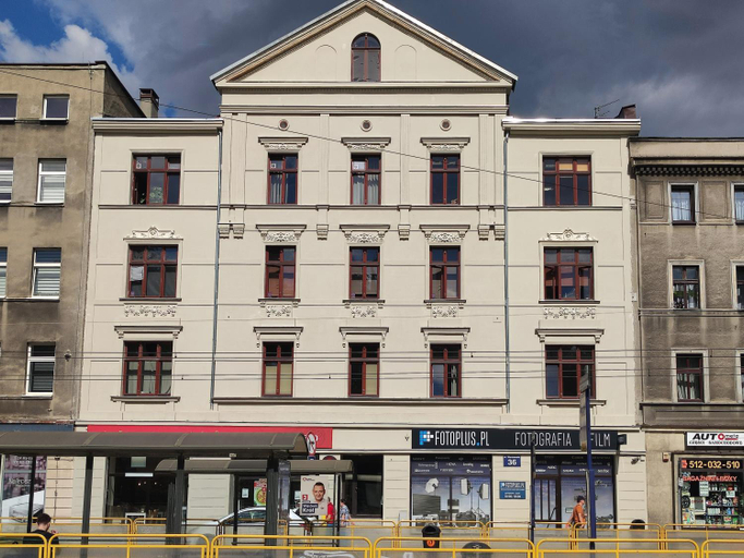 Exterior view, Hostel 36, Będzin