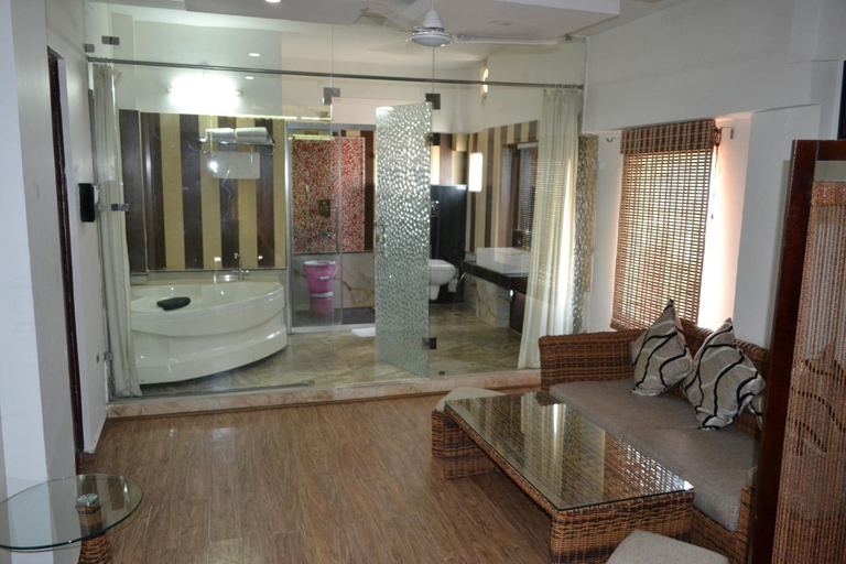 Bathroom 3, Hotel GANGA EXOTICA, Hardwar