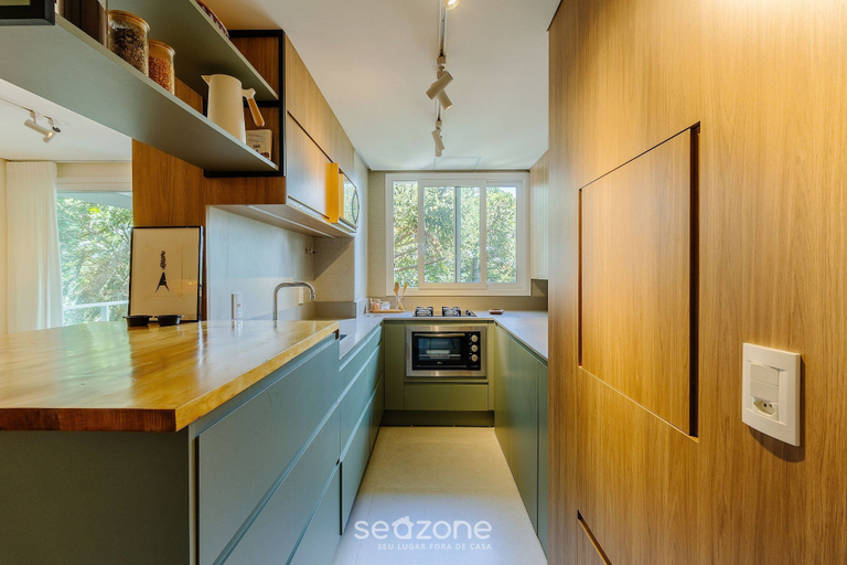 Private kitchen 2, Apartment With 2 Suites and Barbecue. Mde0406, Canela