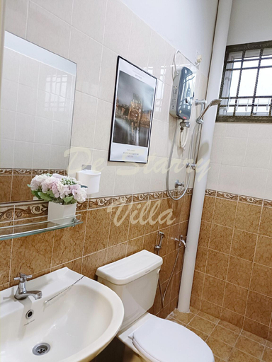 Bathroom 2, Melaka homestay pool,ktv,billiard De Starry Villa, Malacca City
