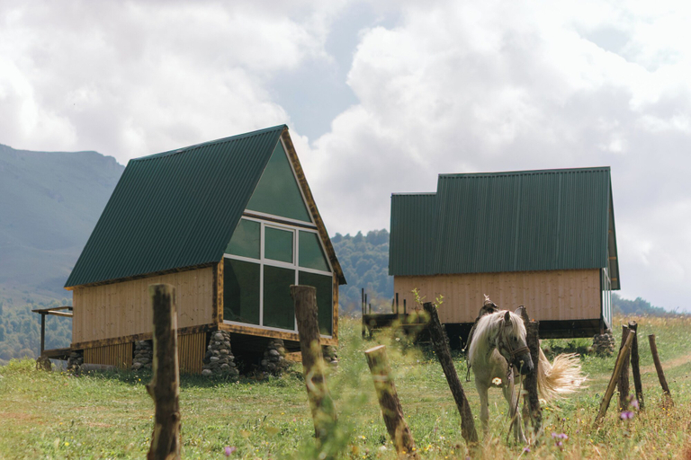 Front of property 4, OKON Highlands Cottages & Camp