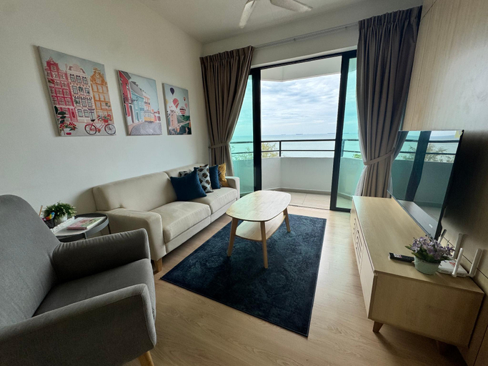Bedroom 2, Melaka Pantai Puteri Beachfront 2BR Corner Unit , Malacca City