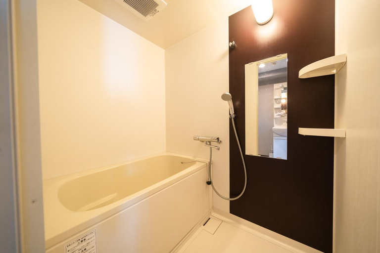 Bathroom, S112 新宿最中心 東新宿站5分 2室-Shinjuku center 5 mins to Station, Max 7P 直达新宿 涉谷 表参道 池袋 上野 代代木 银座 原宿, Shinjuku