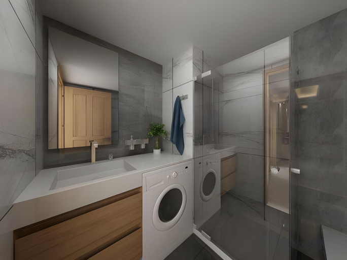 Bathroom 4, Etiz Residences, Beyoğlu