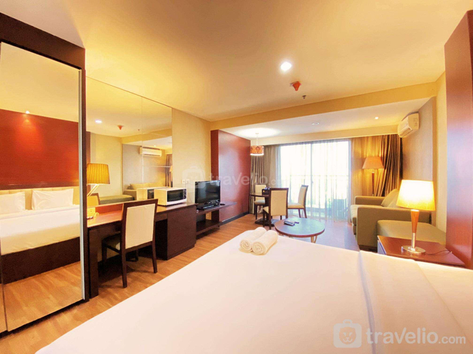 Bedroom, Fancy and Nice Studio at El Royale Apt By Travelio, Bandung