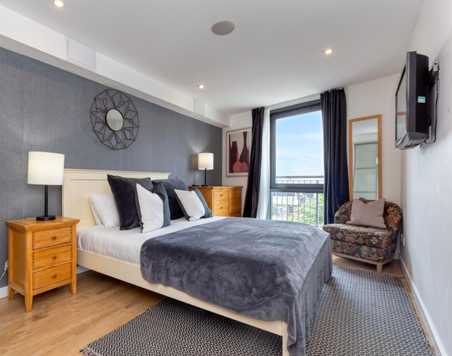 Bedroom 2, Executive 7 Apartments, Glasgow