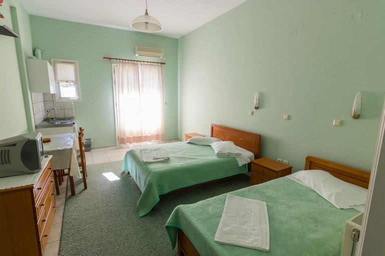 Bedroom, Costa-Rini Hotel, Peloponnese