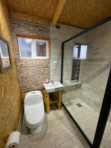 Bathroom 2, Cabanas Sin Limites, General Carrera