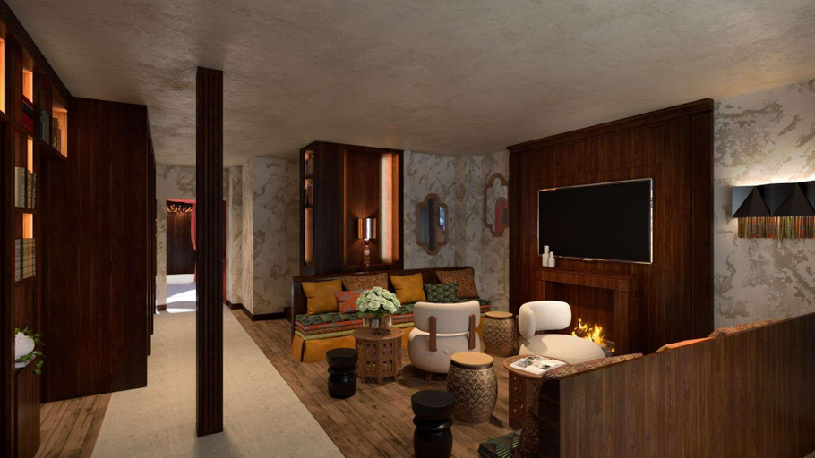 Public Area 2, Hiro Hotel , Paris