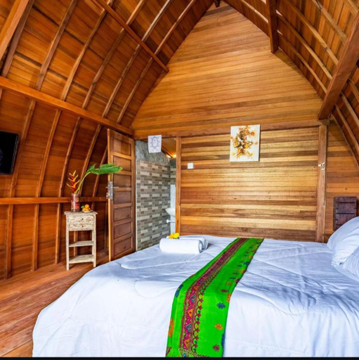 Bedroom, Sandan Agsro Resort Bungalow Kamar Kayu, Bangli