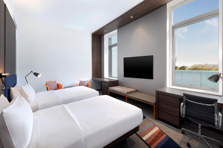 Bedroom 2, Aloft Al Mina, Dubai