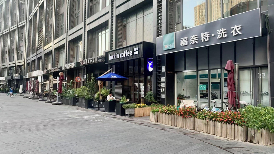 Cafe, Beijing CBD - Studio Apartment Queenbeds, Beijing