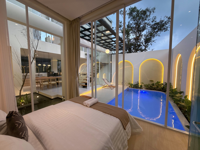 Bedroom 2, Villa Amethyst D-18 Lembang 2 BR With Private Hot Pool & Karaoke Set, Bandung