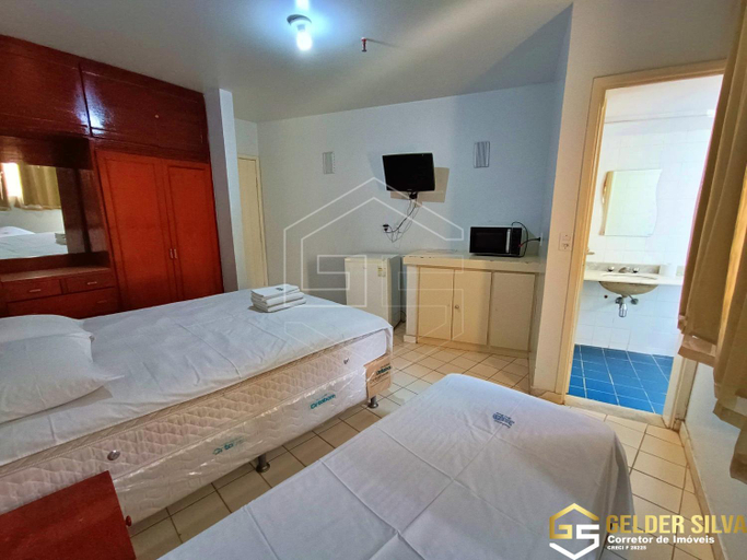 Bedroom, Condominio CTC Apart Service I, Caldas Novas