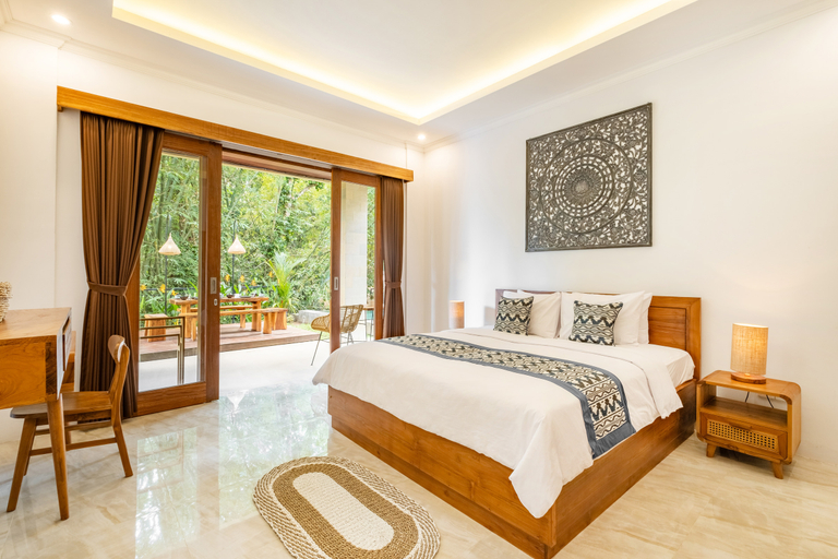 Bedroom 3, D'Radja Ubud - 4BR Serenity Jungle Villa, Gianyar