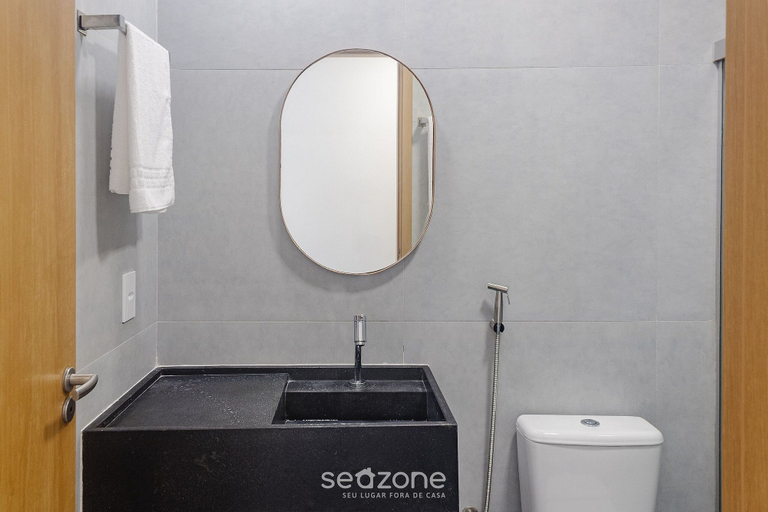 Bathroom 5, Modern apt With Pool and 3 Suites Vka0115, Porto de Pedras