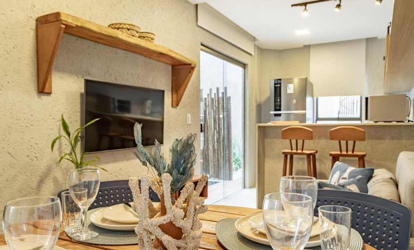 Living area, Apt With Pool and Barbecue Vnr005, Passo de Camaragibe