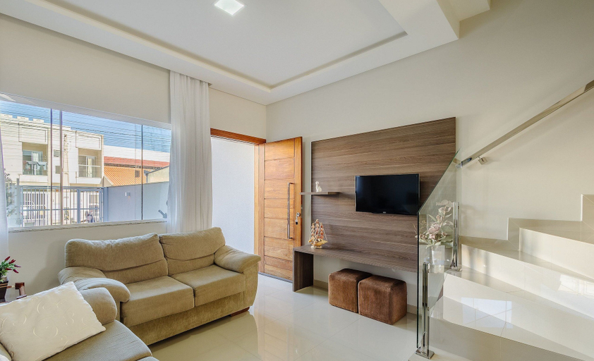 Living area, House With 2 Suites and Barbecue Lrm0226, Itapema