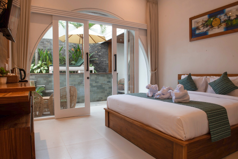 Jasmine River Guest House Room Type - Deluxe double room with Pool View