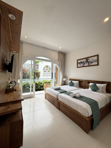 Jasmine River Guest House Room Type - Twin room with Pool View