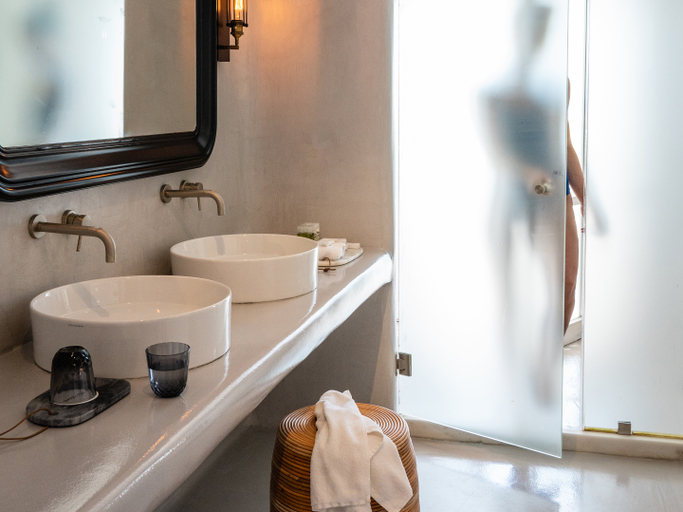 Bathroom 4, Mykonos Blu, A Resort to Live, South Aegean