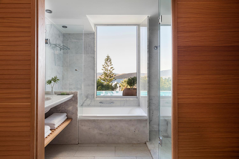 Bathroom 5, Sensimar Elounda Village Resort & Spa by Aquila, Crete