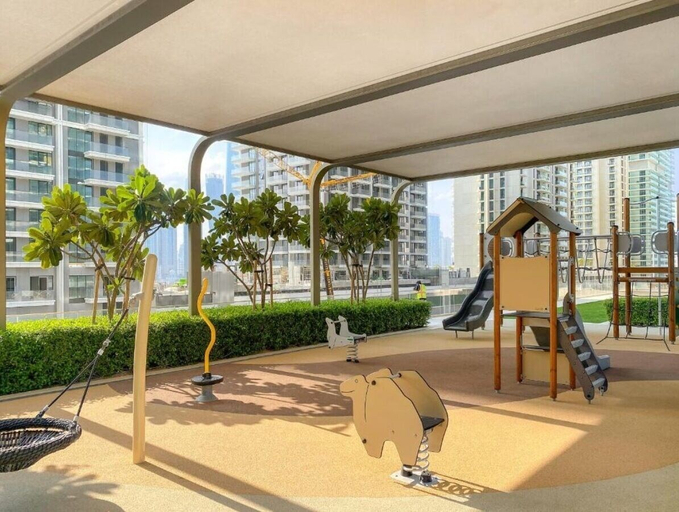 Children's play area - outdoor 2, KeyRock - Palm View Apt with Pool, Dubai