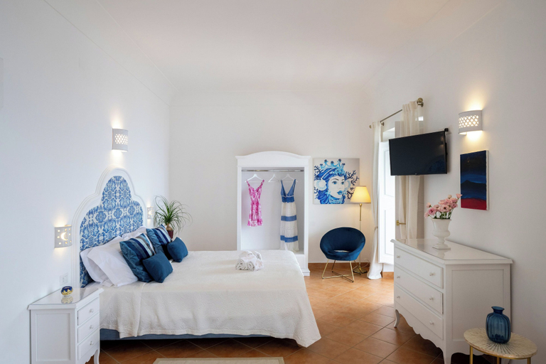 Bedroom 3, Villa Santa Chiara Positano, Salerno
