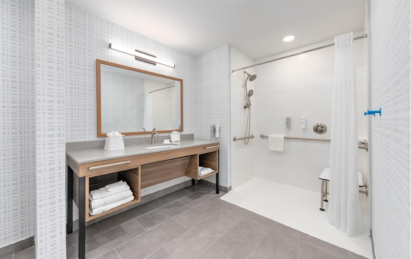 Bathroom 4, Hampton Inn & Suites Little Rock Airport, Pulaski