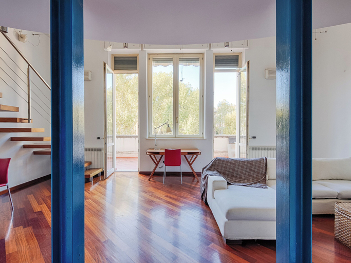 Living area 5, Parioli Luxury Loft With Terrace, Rome