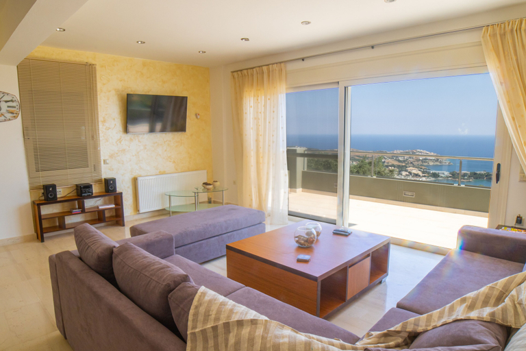 Living area 2, Luxury Villa Zeus Private Pool, Crete